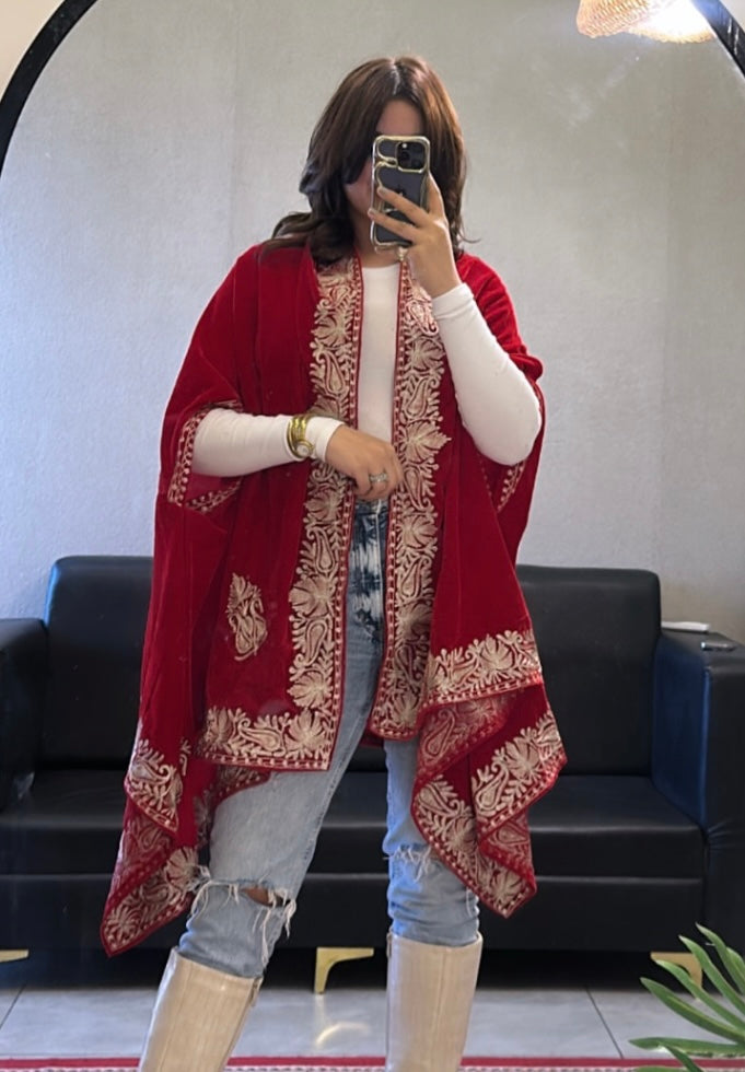 Embroidered Cape