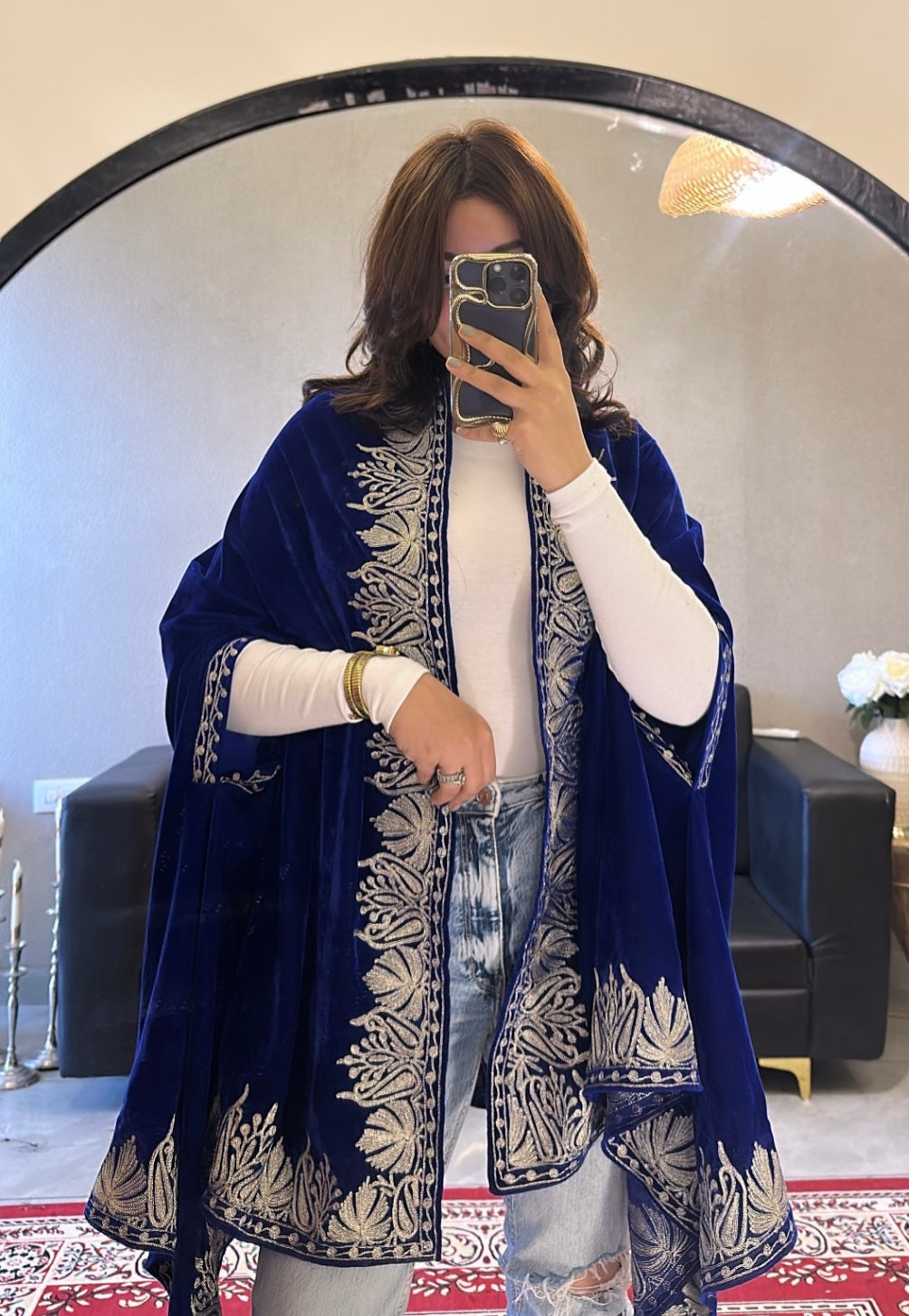 Embroidered Cape