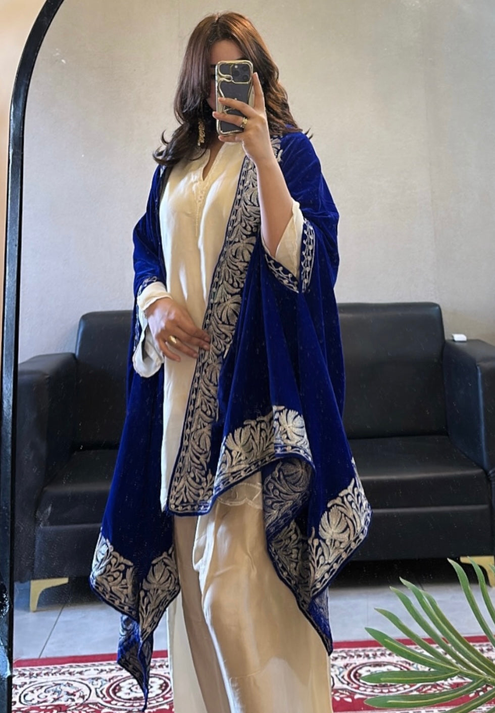 Embroidered Cape