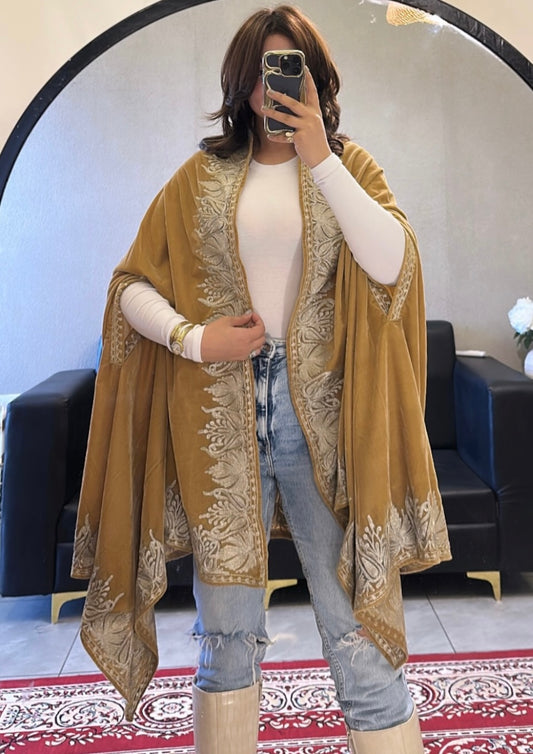 Embroidered Cape